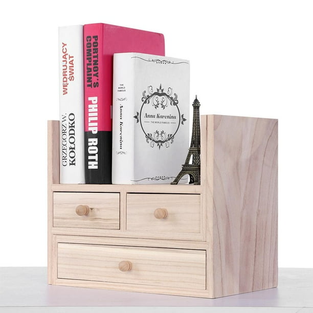 Wooden Bookcase Desktop Personalized Adjustable Book Shelf Organizer Home Office Wooden Bookcase Desktop Personalized Adjustable Book Shelf Organizer Home Office